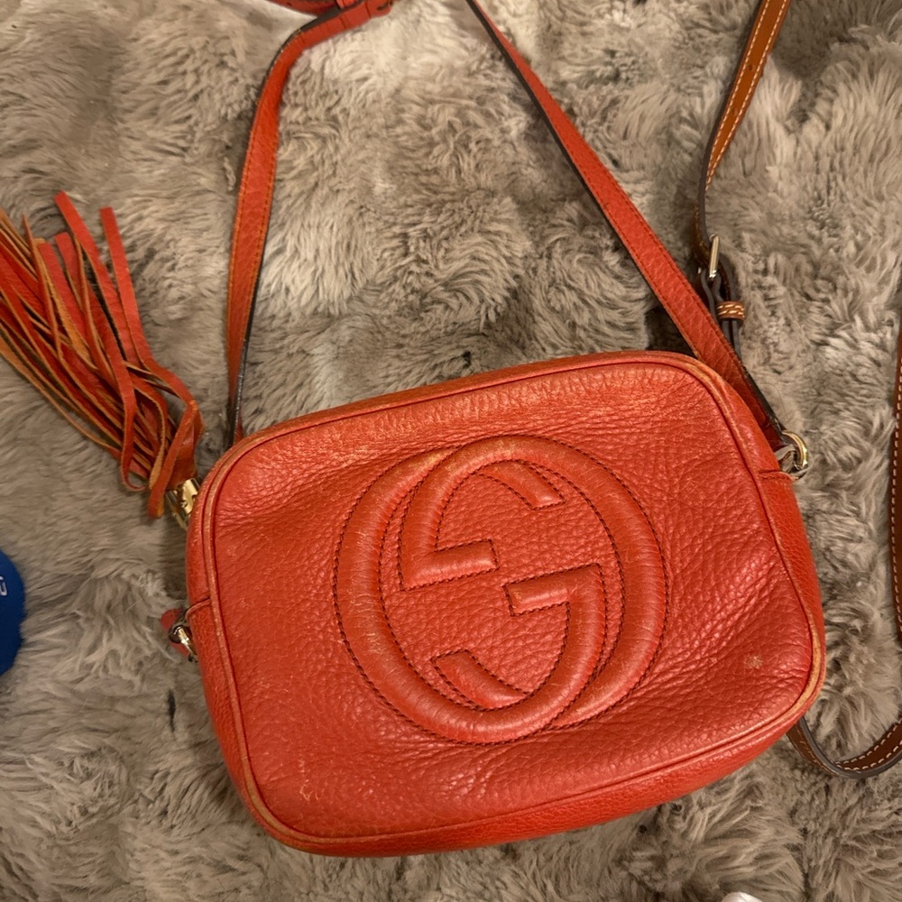 Gucci Vibrant Red Crossbody Bag